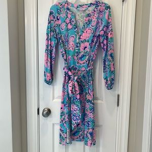 Lilly Pulitzer Cotton Midi Belt Dress
